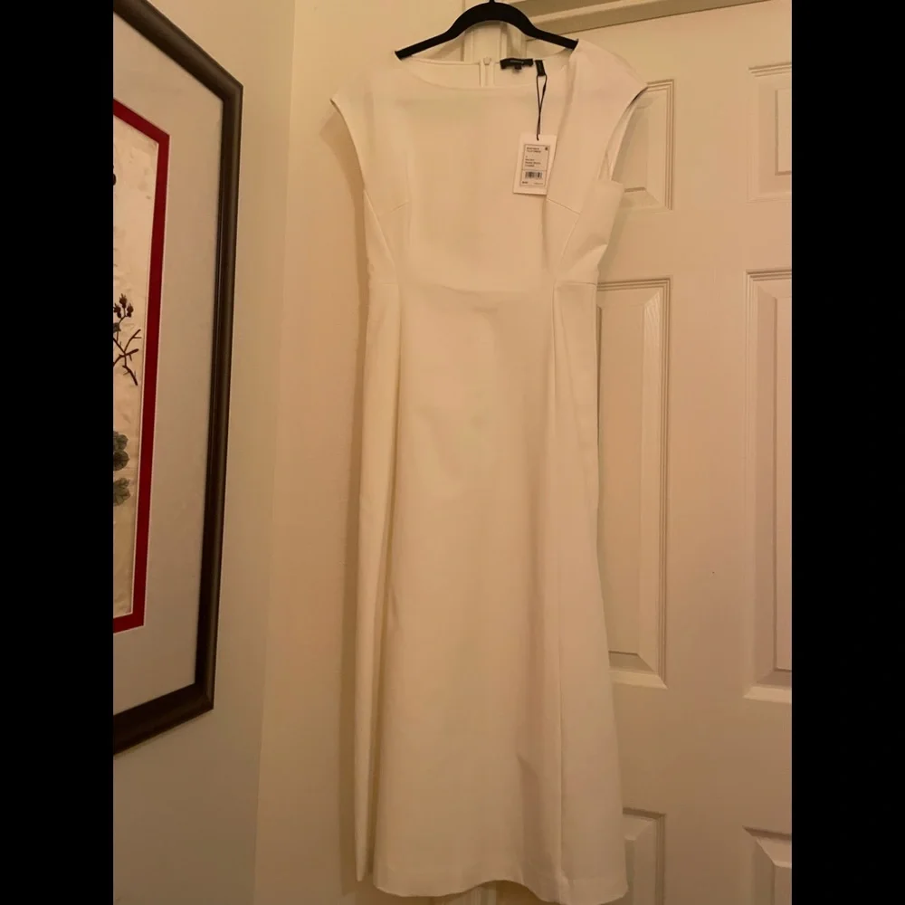 NWT Theory Boatneck Tulip Dress size 4 - Picture 3 of 12